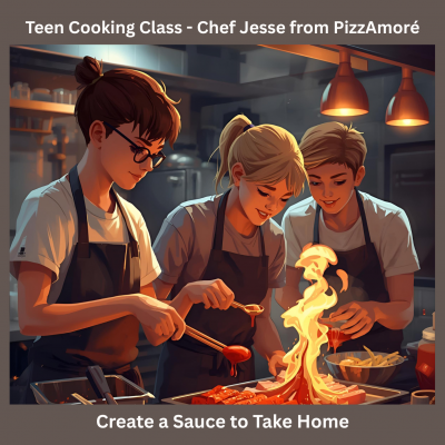 Hibachi Teens making hibachi sauce.