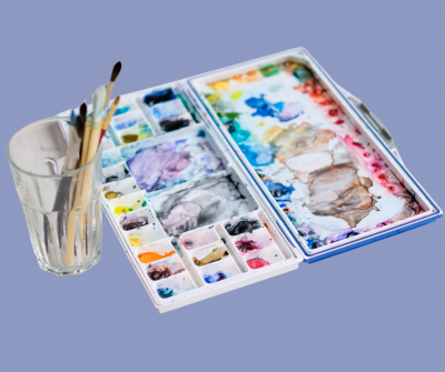 Watercolor paint set