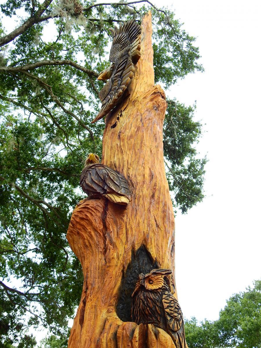 Chain Saw Carvings - March 2017 - Chad Gainey | Umatilla Florida